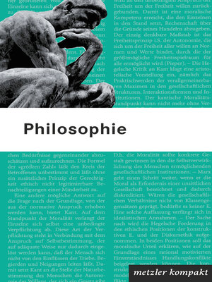 cover image of Philosophie